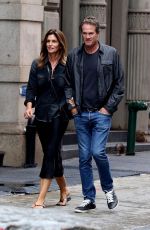 CINDY CRAWFORD and Rande Gerber Out for Dinner in New York 09/02/2019