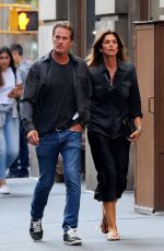 CINDY CRAWFORD and Rande Gerber Out for Dinner in New York 09/02/2019