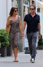 CINDY CRAWFORD and Rande Gerber Out in New York 09/11/2019