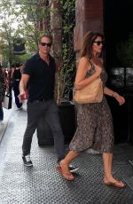 CINDY CRAWFORD and Rande Gerber Out in New York 09/11/2019