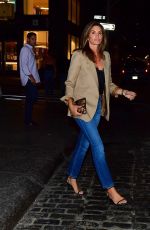 CINDY CRAWFORD Leaves Lure Fishbar in New York 09/04/2019