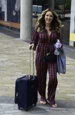 CLAIRE SWEENEY Leaves BBC Breakfast Studios in Manchester 09/18/2019