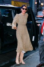 COBIE SMULDERS Arrives at Good Morning America in New York 09/23/2019