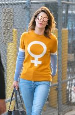 COBIE SMULDERS Arrives at Jimmy Kimmel Live in Los Angeles 09/25/2019