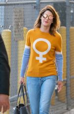COBIE SMULDERS Arrives at Jimmy Kimmel Live in Los Angeles 09/25/2019
