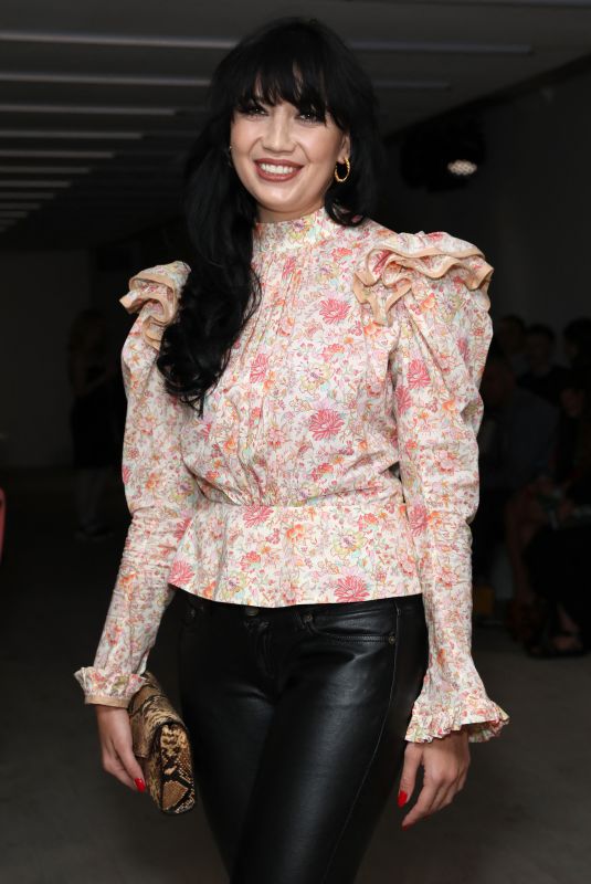 DAISY LOWE at Matty Bovan Fashion Show at LFW in London 09/13/2019