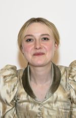 DAKOTA FANNING at The Alienist: Angel of Darkness Photocall in Budapest 09/25/2019