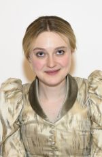 DAKOTA FANNING at The Alienist: Angel of Darkness Photocall in Budapest 09/25/2019