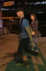 DAKOTA JOHNSON and Chris Martin Leaves Global Citizen Festival in New York 09/28/2019