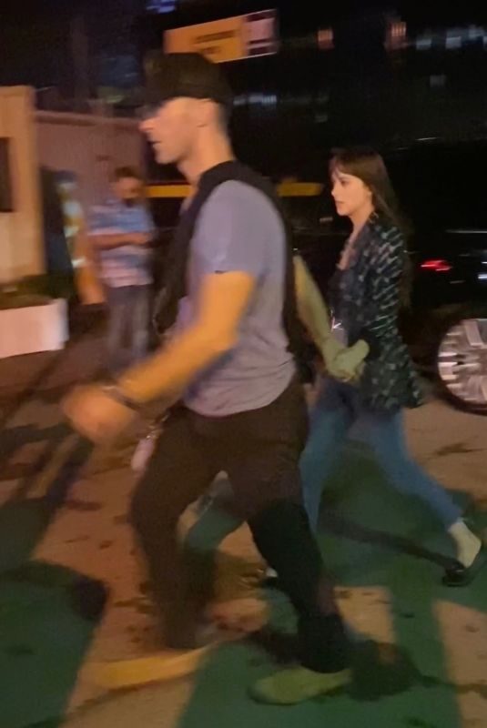 DAKOTA JOHNSON and Chris Martin Leaves Global Citizen Festival in New York 09/28/2019