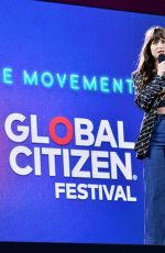 DAKOTA JOHNSON at 2019 Global Citizen Festival: Power the Movement in New York 09/28/2019