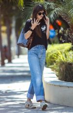 DAKOTA JOHNSON at a Hair Salon in Los Angeles 09/17/2019