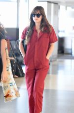 DAKOTA JOHNSON at LAX Airport in Los Angeles 09/05/2019