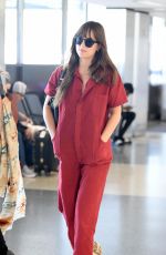 DAKOTA JOHNSON at LAX Airport in Los Angeles 09/05/2019