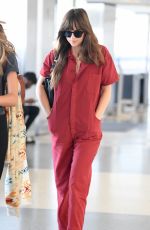 DAKOTA JOHNSON at LAX Airport in Los Angeles 09/05/2019