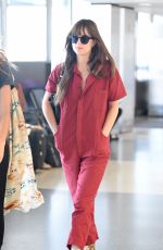 DAKOTA JOHNSON at LAX Airport in Los Angeles 09/05/2019