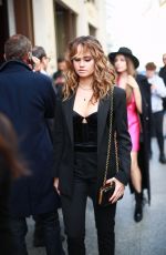 DEBBY RYAN at Balmain Show at Paris Fashion Week 09/27/2019