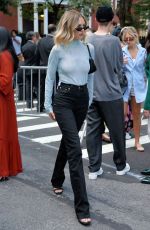DELILAH HAMLIN Arrives at Collina Strada Fashion Show in New York 09/08/2019