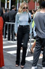 DELILAH HAMLIN Arrives at Collina Strada Show at New York Fashion Week 09/08/2019