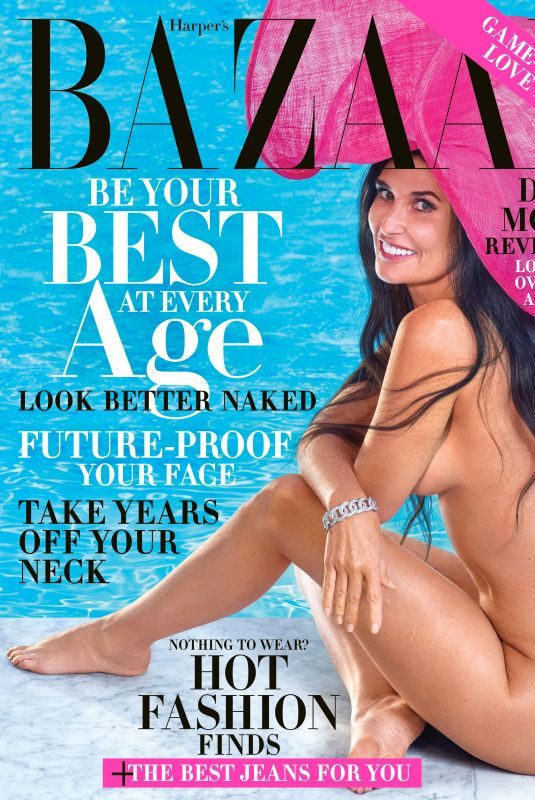 DEMI MOORE in Harper’s Bazaar Magazine, October 2019