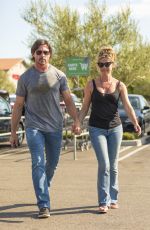 DENISE RICHARDS Out Shopping in Woodland Hills 09/01/2019