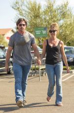 DENISE RICHARDS Out Shopping in Woodland Hills 09/01/2019