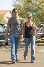 DENISE RICHARDS Out Shopping in Woodland Hills 09/01/2019