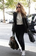 DOUTZEN KROES Arrives at Armani Hotel in Milan 09/21/2019