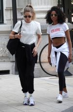 DOUTZEN KROES Arrives at Armani Hotel in Milan 09/21/2019