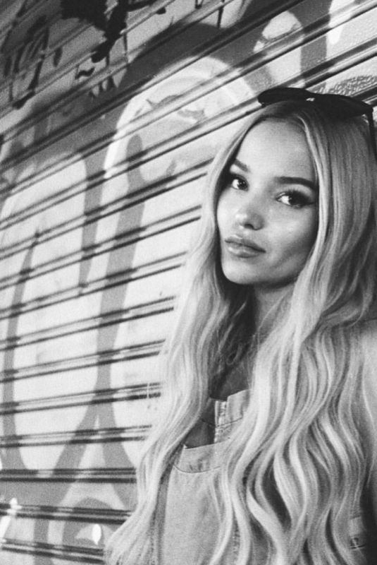 DOVE CAMERON on the Set of a Photoshoot, September 2019