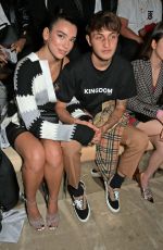 DUA LIPA and Anwar Hadid at Burberry Show at London Fashion Week 09/19/2019