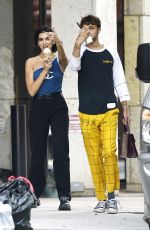 DUA LIPA and Anwar Hadid Out for Ice Cream in New York 09/10/2019