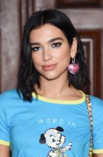 DUA LIPA at Marc Jacobs Fashion Show at NYFW in New York 09/11/2019