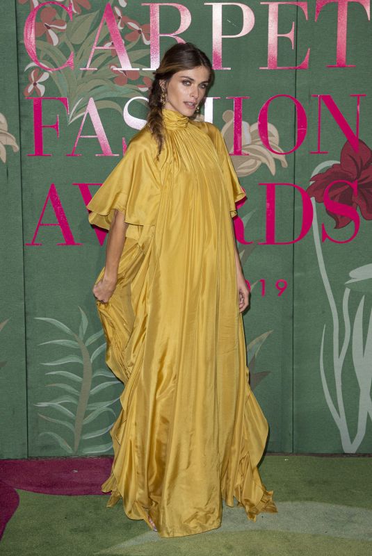ELISA SEDNAOUI at Green Carpet Fashion Awards in Milan 09/22/2019