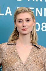 ELIZABETH DEBICKI at The Burnt Orange Heresy Photocall at 2019 Venice Film Festival 09/07/2019