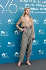 ELIZABETH DEBICKI at The Burnt Orange Heresy Photocall at 2019 Venice Film Festival 09/07/2019