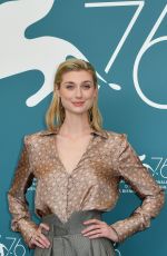 ELIZABETH DEBICKI at The Burnt Orange Heresy Photocall at 2019 Venice Film Festival 09/07/2019