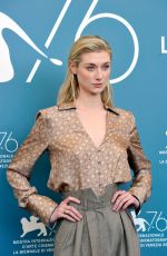 ELIZABETH DEBICKI at The Burnt Orange Heresy Photocall at 2019 Venice Film Festival 09/07/2019