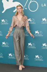 ELIZABETH DEBICKI at The Burnt Orange Heresy Photocall at 2019 Venice Film Festival 09/07/2019