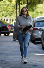 ELIZABETH HURLEY Out and About in London 09/12/2019