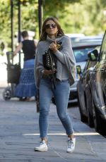 ELIZABETH HURLEY Out and About in London 09/12/2019