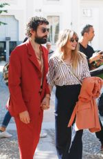 ELIZABETH OLSEN and Robbie Arnett Out at Milan Fashion Week 09/21/2019