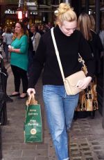 ELLE FANNING Out and About in London 09/11/2019
