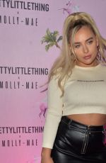 ELLIE BROWN at Pretty Little Thing x Molly Mae Launch in Manchester 09/01/2019