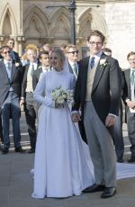 ELLIE GOULDING and Caspar Jopling at Their Wedding in York 08/31/2019