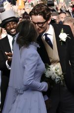 ELLIE GOULDING and Caspar Jopling at Their Wedding in York 08/31/2019