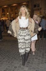 ELSA HOSK Arrives at Isabel Marant Show at Paris Fashion Week 09/27/2019