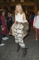 ELSA HOSK Arrives at Isabel Marant Show at Paris Fashion Week 09/27/2019