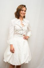 EMILIA CLARKE at Last Christmas Press Conference in Beverly Hills 09/19/2019