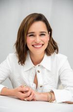 EMILIA CLARKE at Last Christmas Press Conference in Beverly Hills 09/19/2019